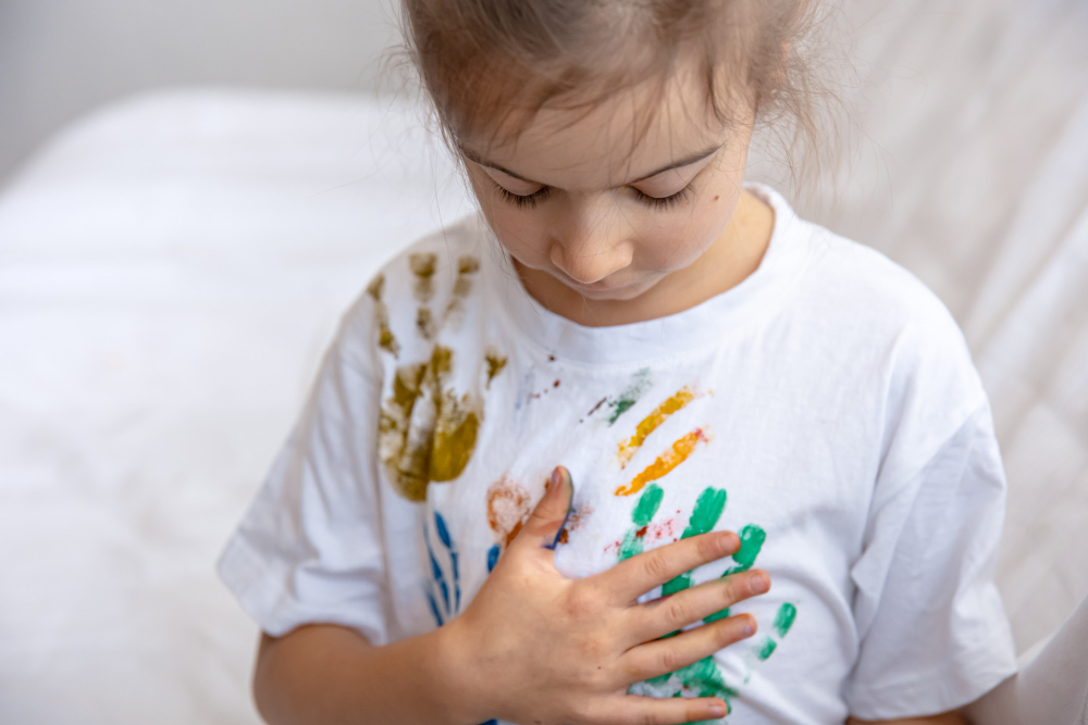 Como pintar as roupas das crianças? 1 pintar as roupas das crianças