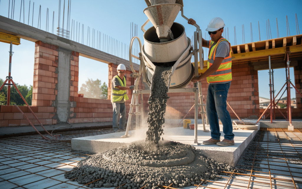 O segredo do preparo de concreto utilizando uma betoneira para resultados perfeitos! 1 preparo de concreto utilizando uma betoneira
